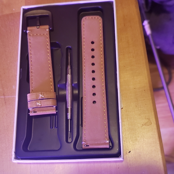 Fullmosa Smart watch band Leather brown - Picture 2 of 3
